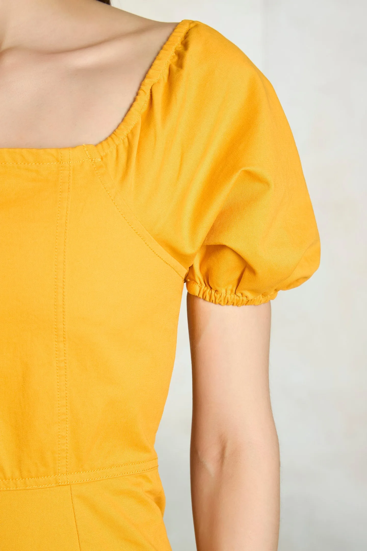 Pia|Chic Cotton Mini Dress