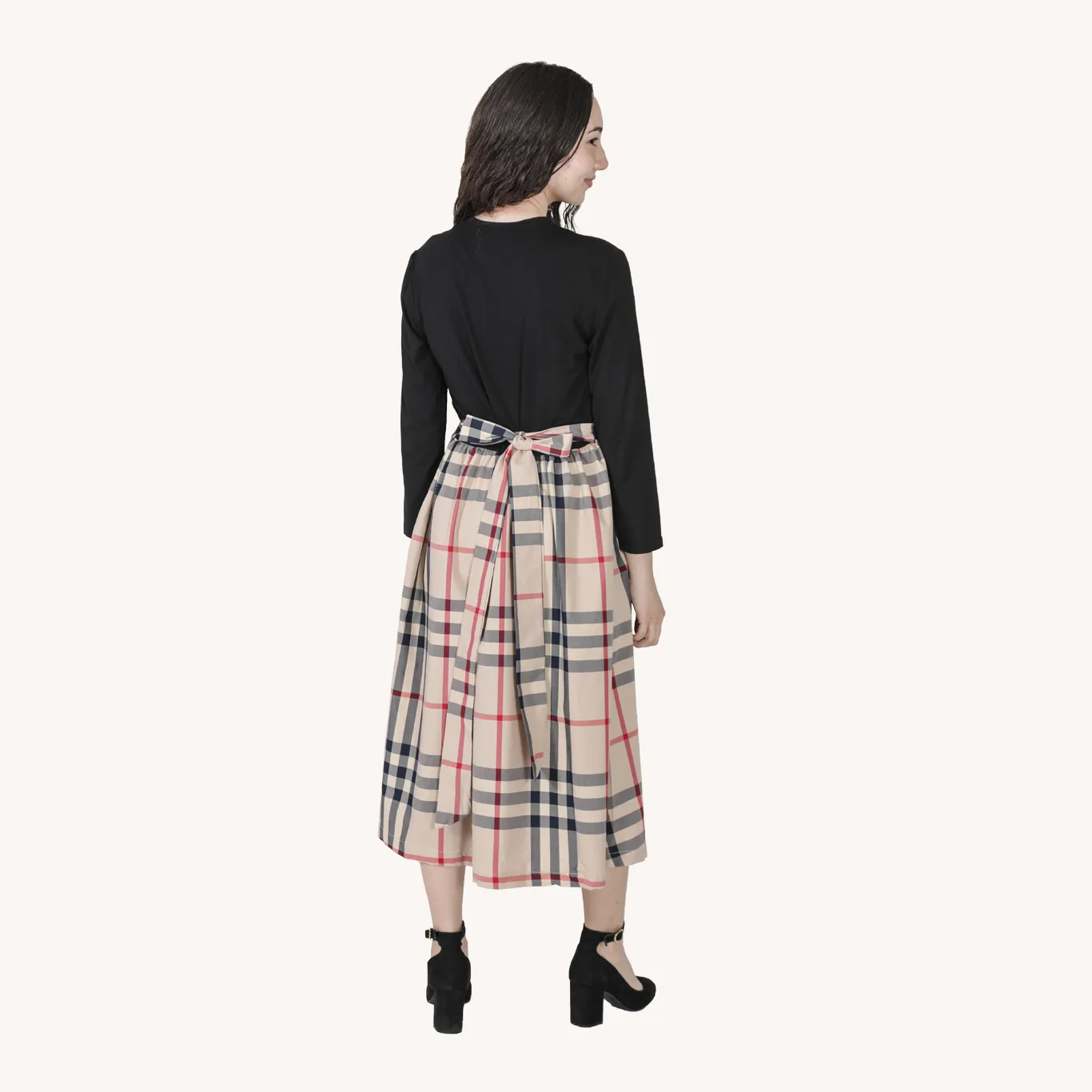 Plaid Bottom Dress