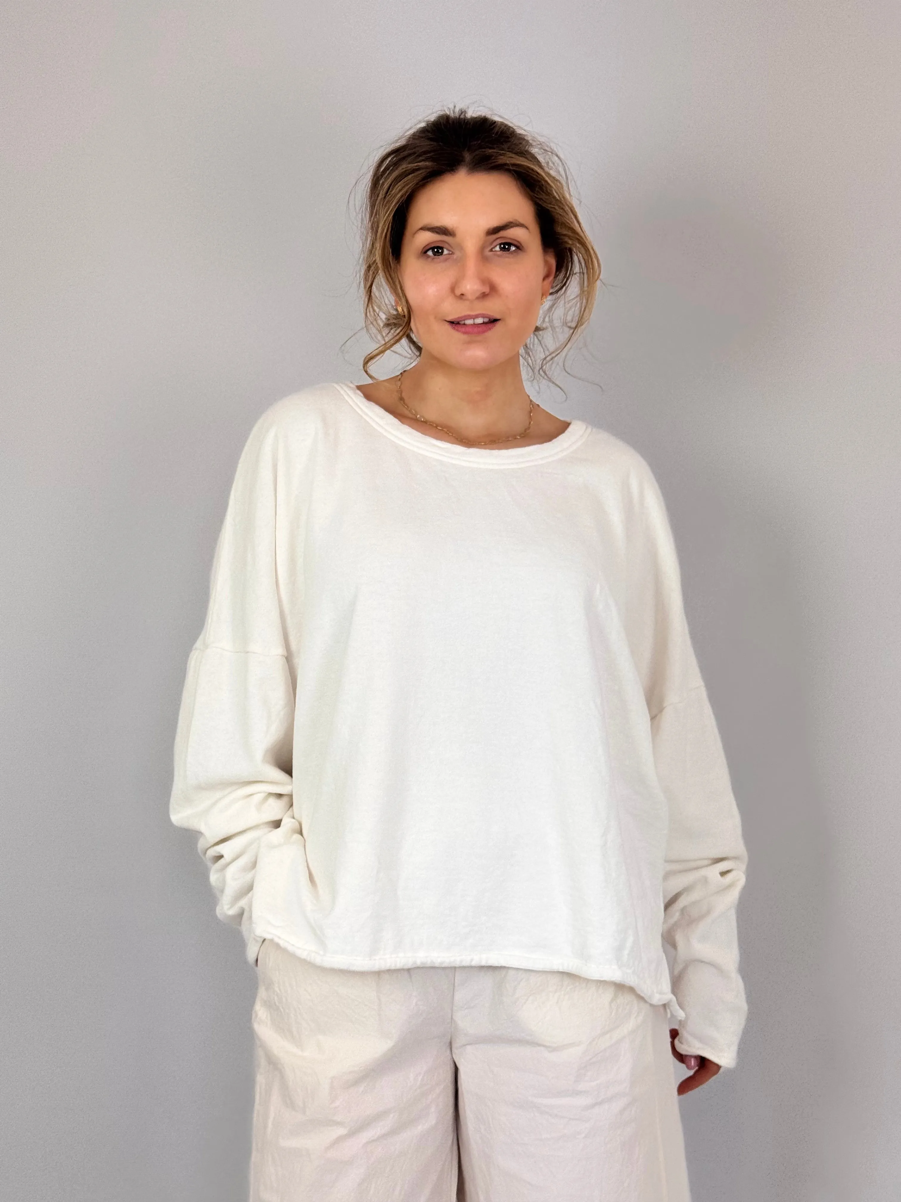 Privatscahen Strammgrei Jumper Schnee