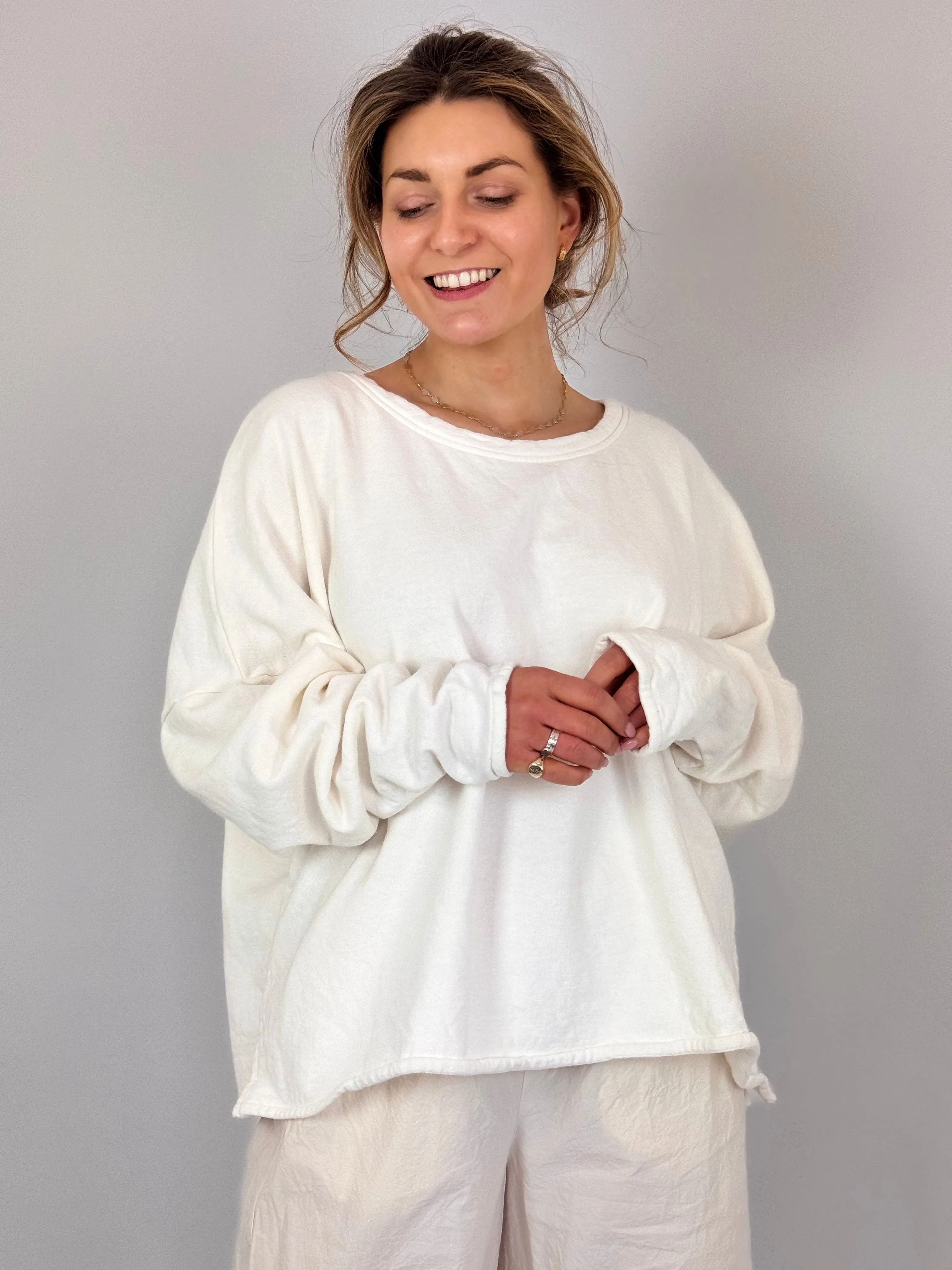 Privatscahen Strammgrei Jumper Schnee