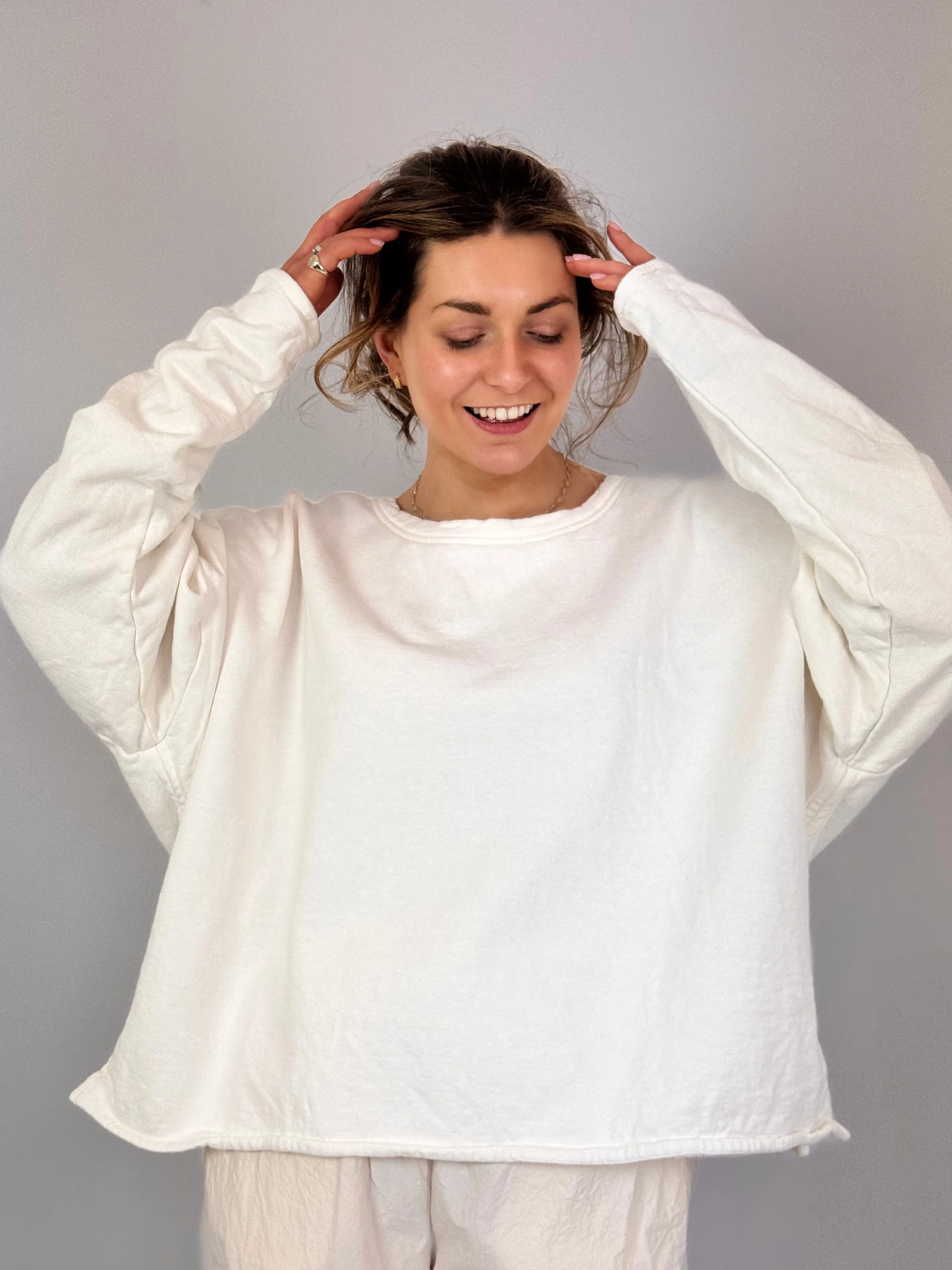 Privatscahen Strammgrei Jumper Schnee