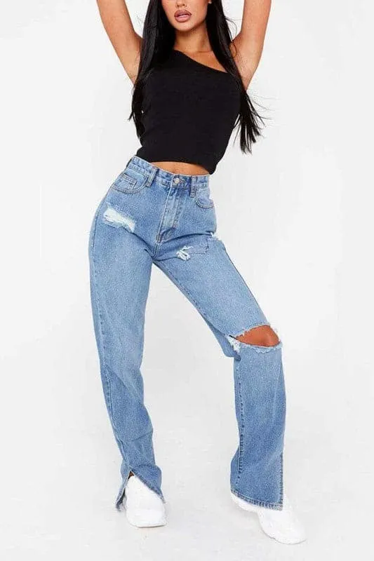 PX807 High Rise Flare Jeans
