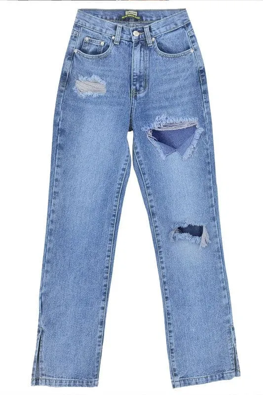 PX807 High Rise Flare Jeans
