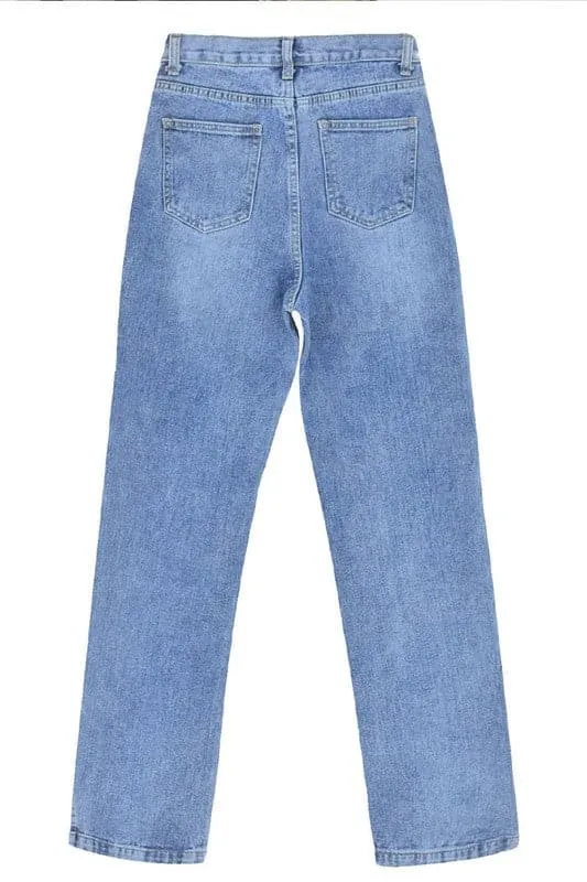 PX807 High Rise Flare Jeans