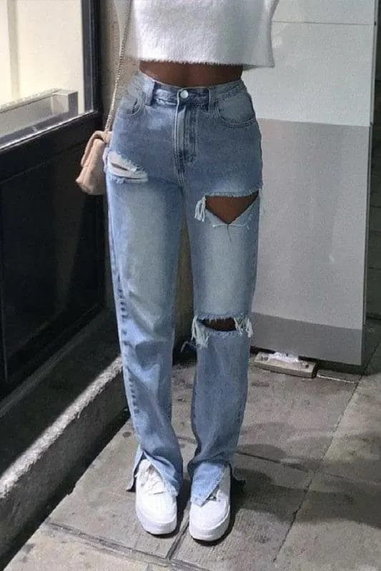 PX807 High Rise Flare Jeans