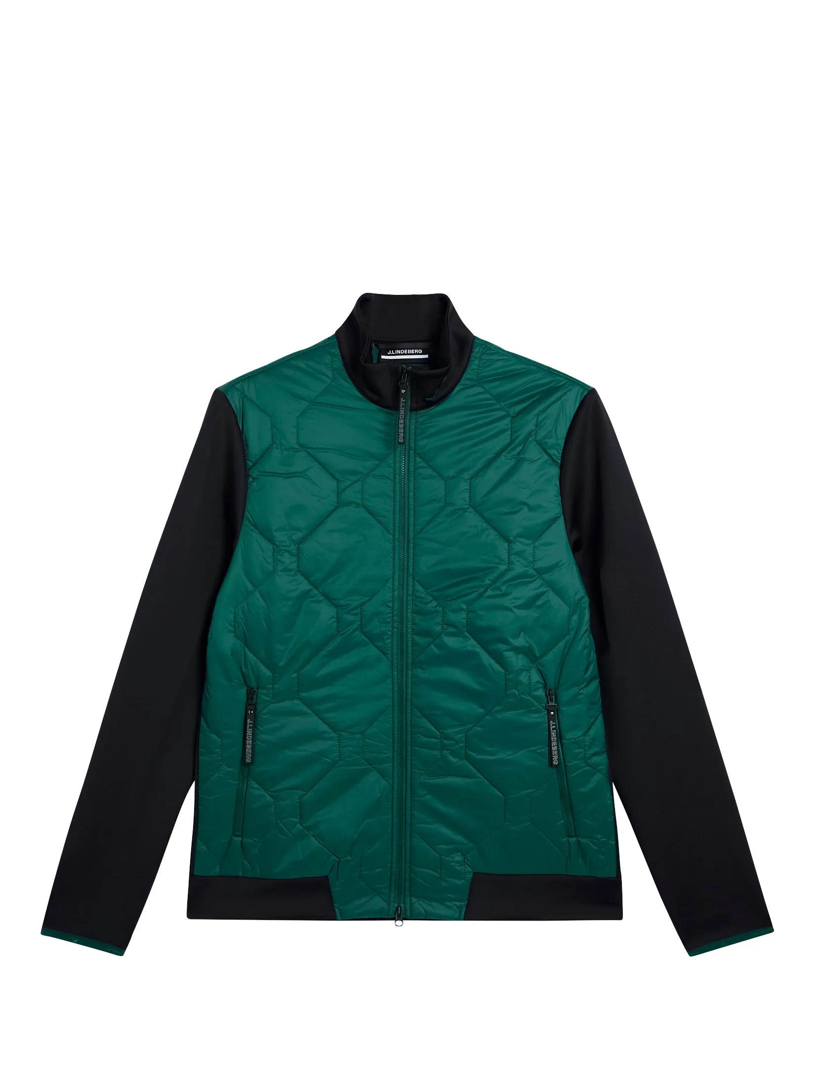 Quilt Hybrid Jacket / Rain Forest