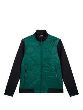 Quilt Hybrid Jacket / Rain Forest