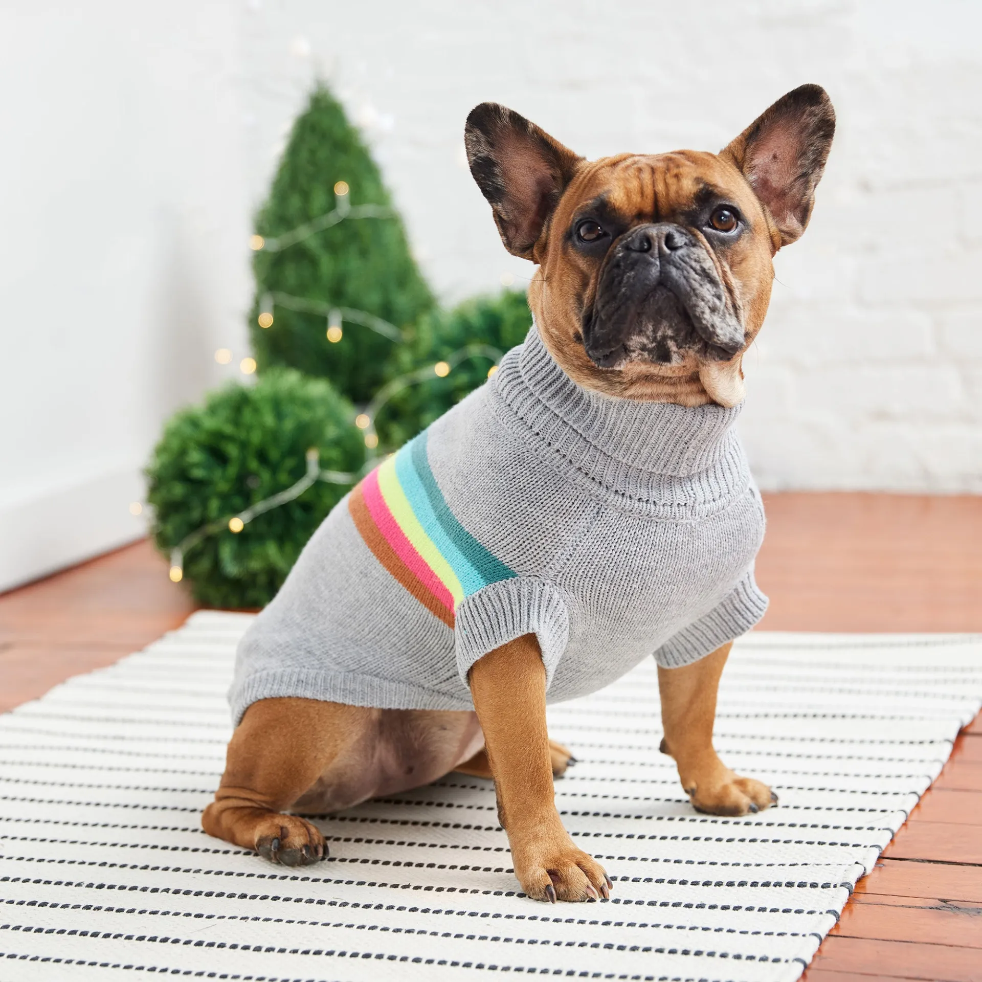 Retro Pet Sweater (Grey Mix)