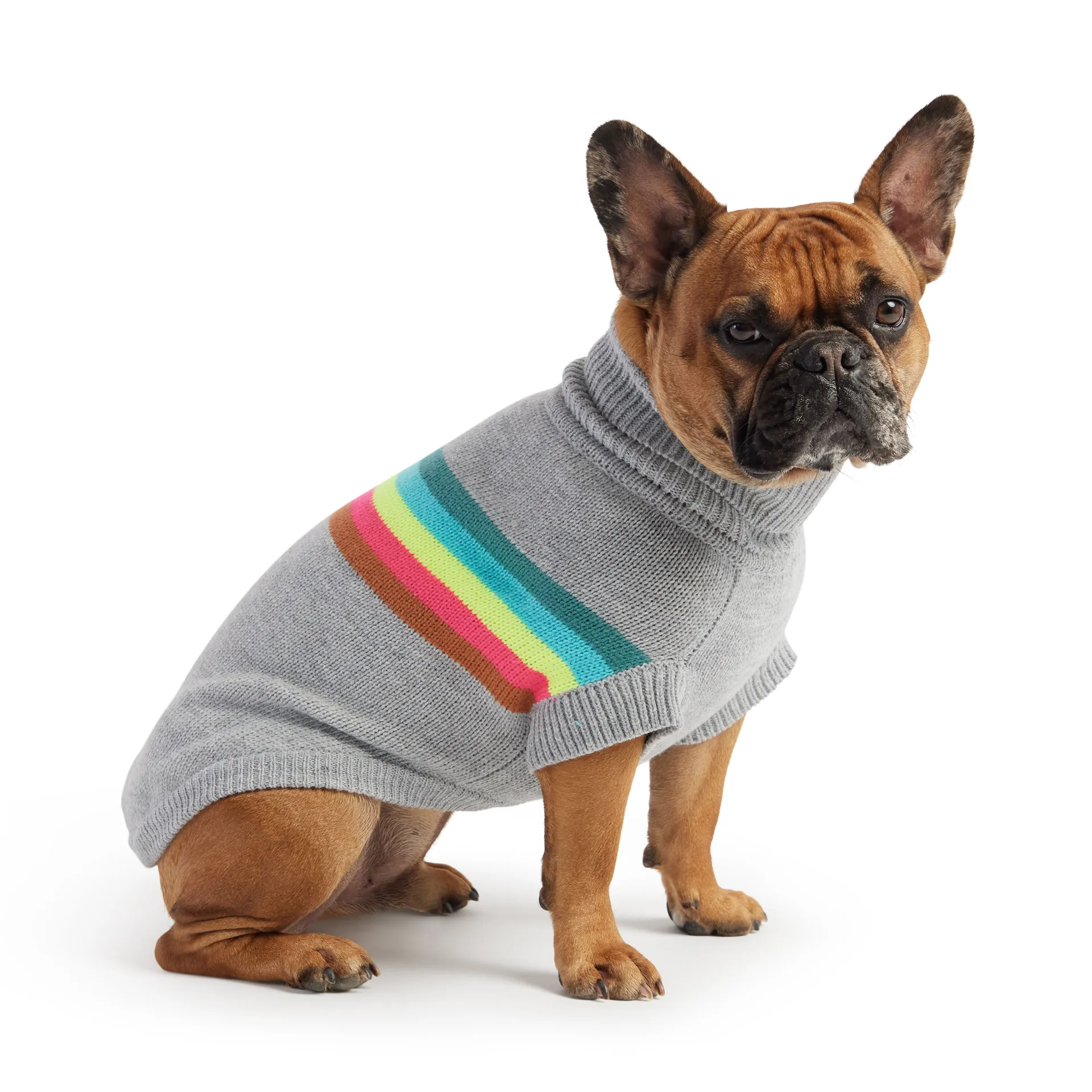 Retro Pet Sweater (Grey Mix)