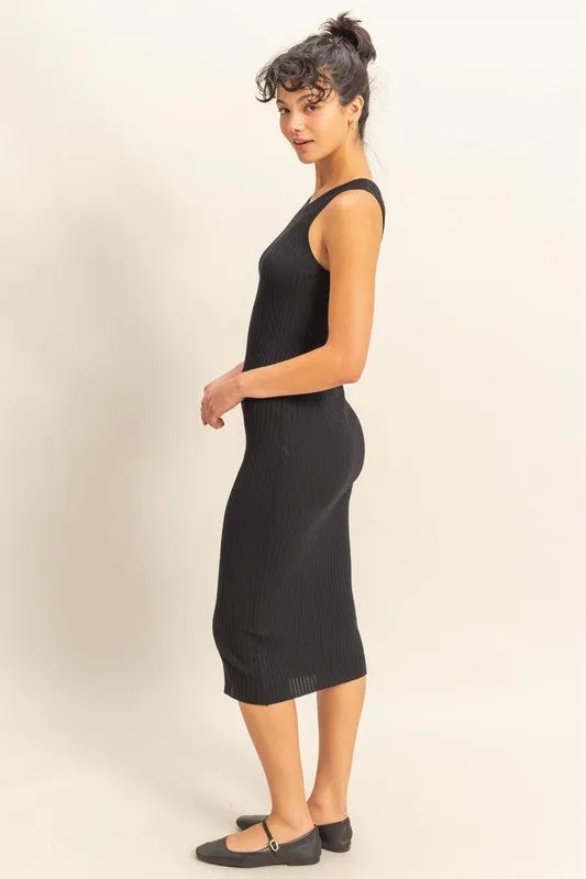 Ribbed BodyCon Dress