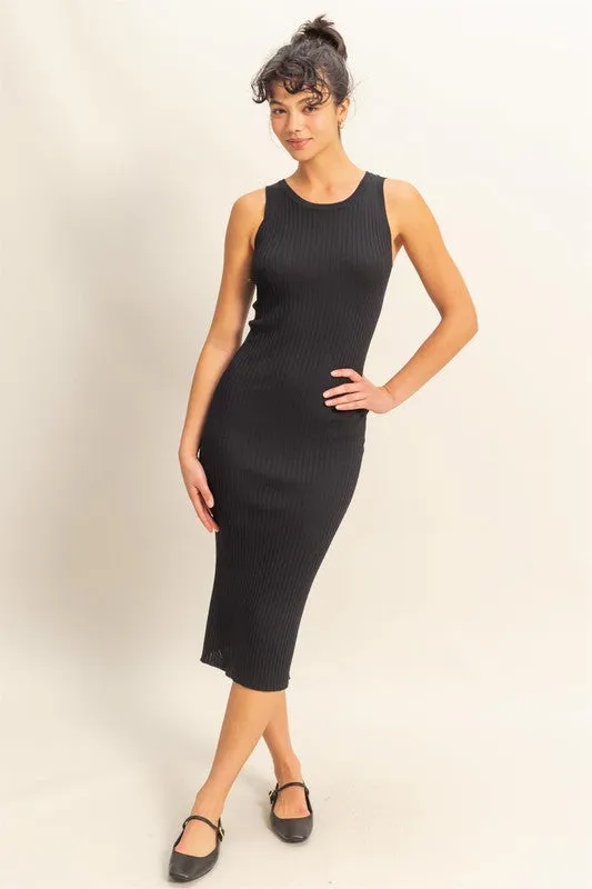 Ribbed BodyCon Dress
