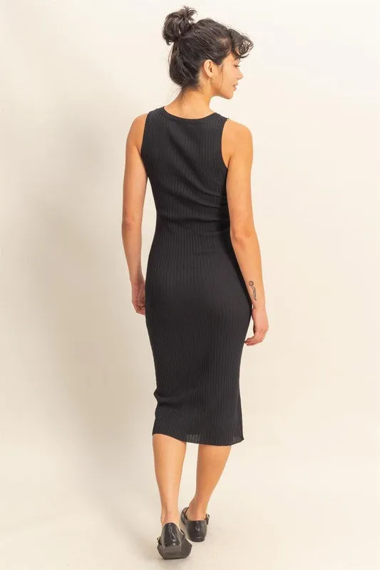 Ribbed BodyCon Dress