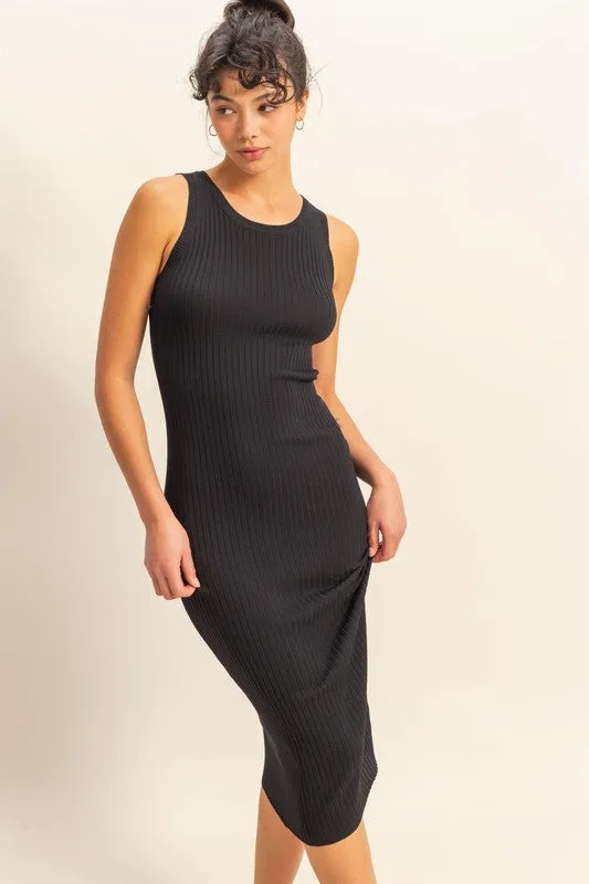 Ribbed BodyCon Dress