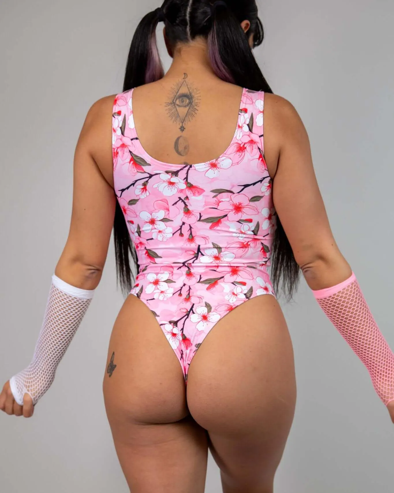 Sakura Keyhole Bodysuit