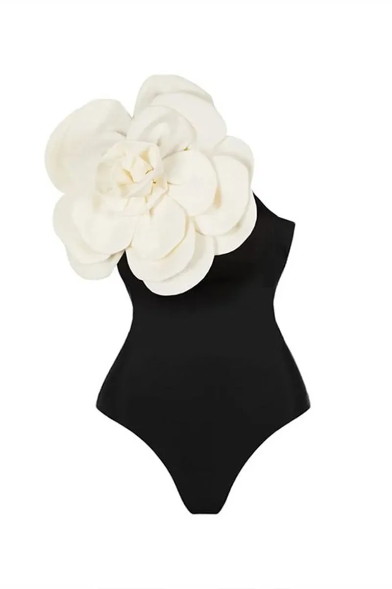 SD142 Big Flower One Piece Swimwear