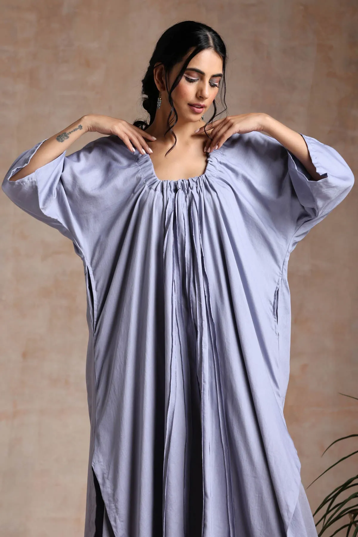 Side Slit Kaftan Dress
