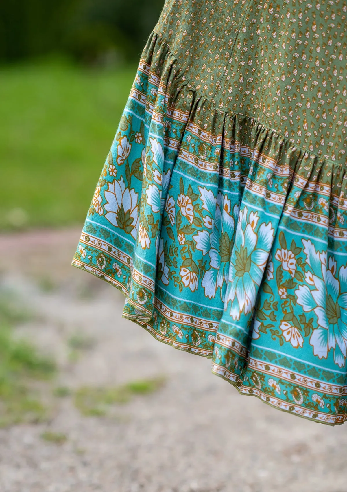 Simona Jasmin Green Dress