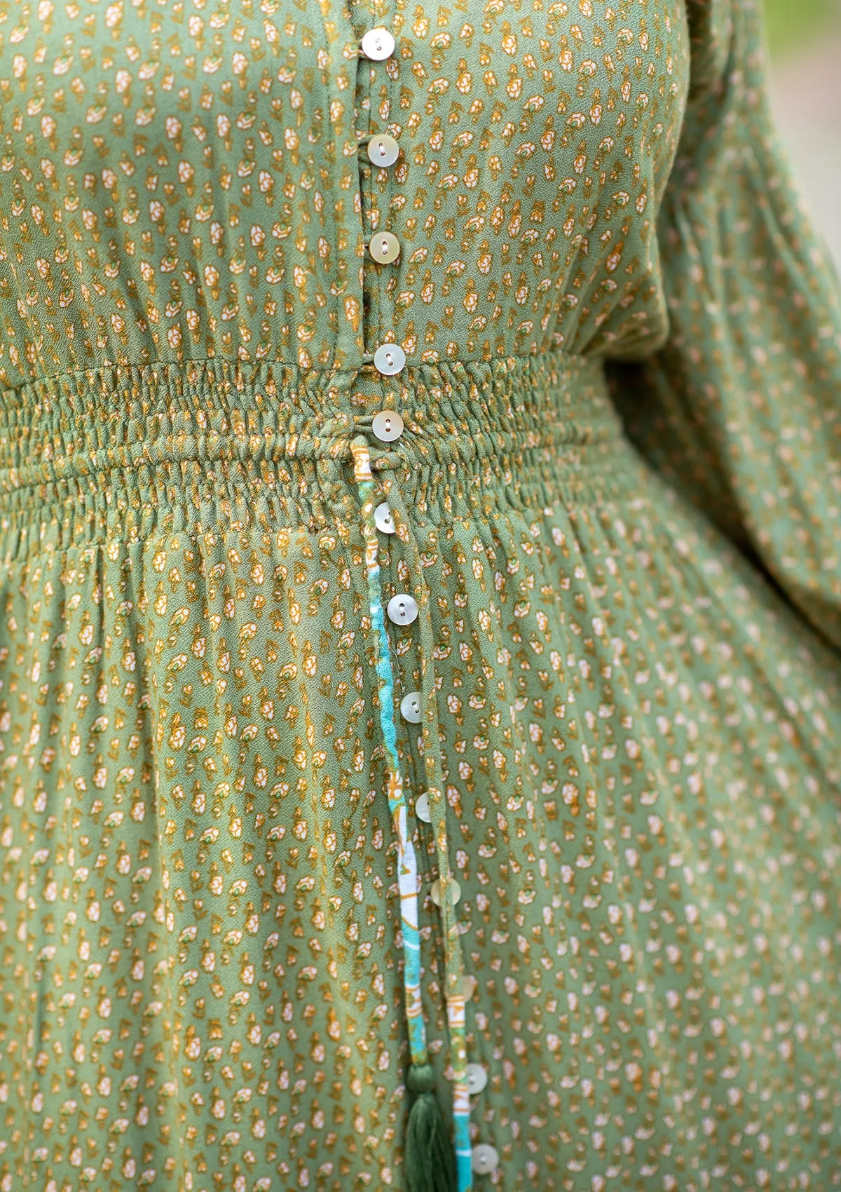 Simona Jasmin Green Dress