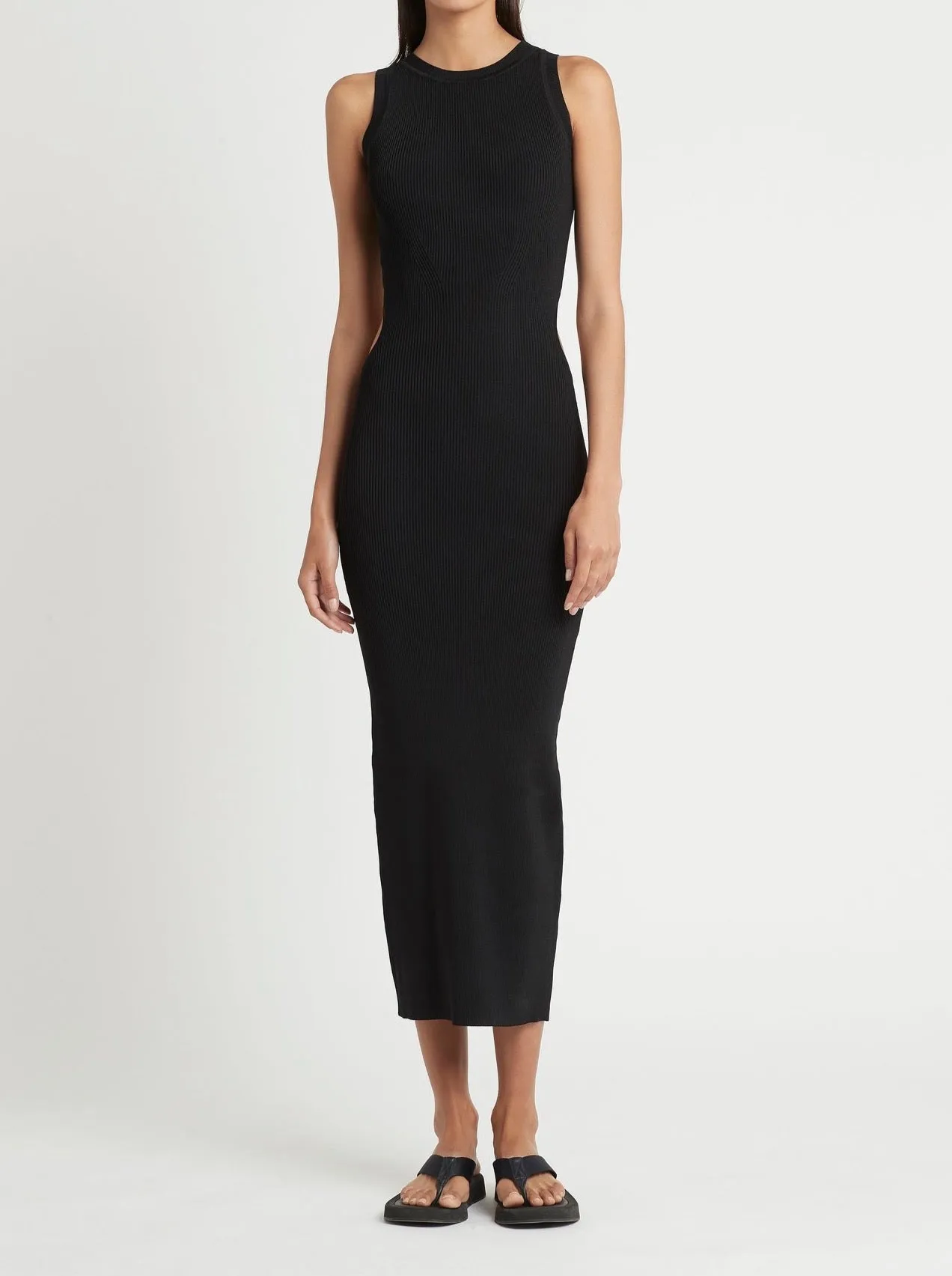 Sir Celle Cut Out Dress in Black