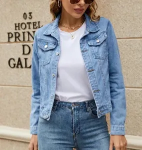 SKY BLUE DENIM JACKET