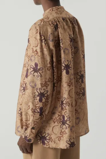 Soeur - Laure Blouse: Beige/Prune