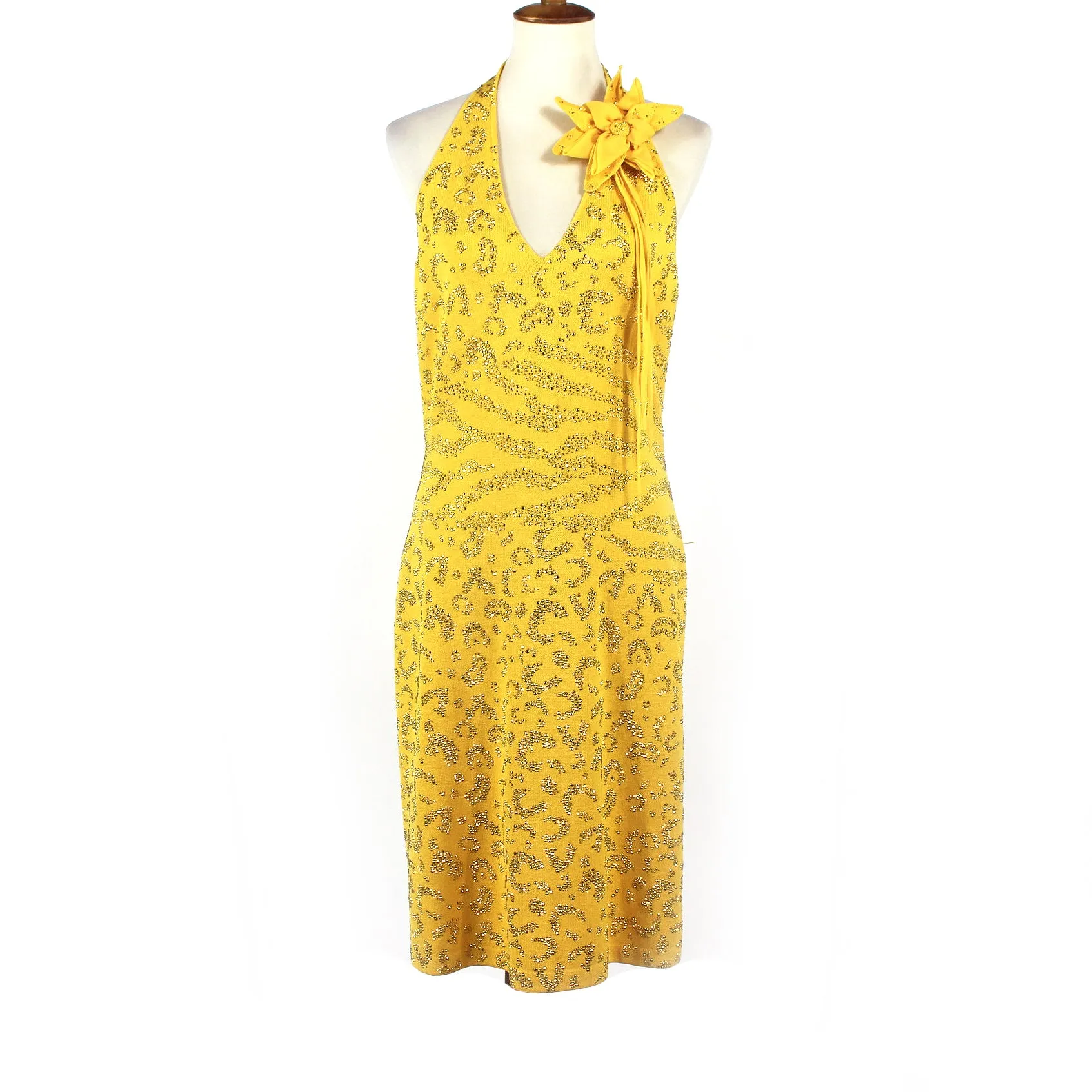 St. John Evening Halter Dress
