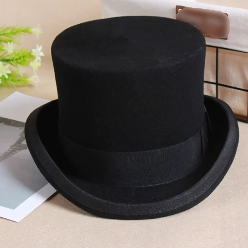 Steampunk Solid Colour Top Hat