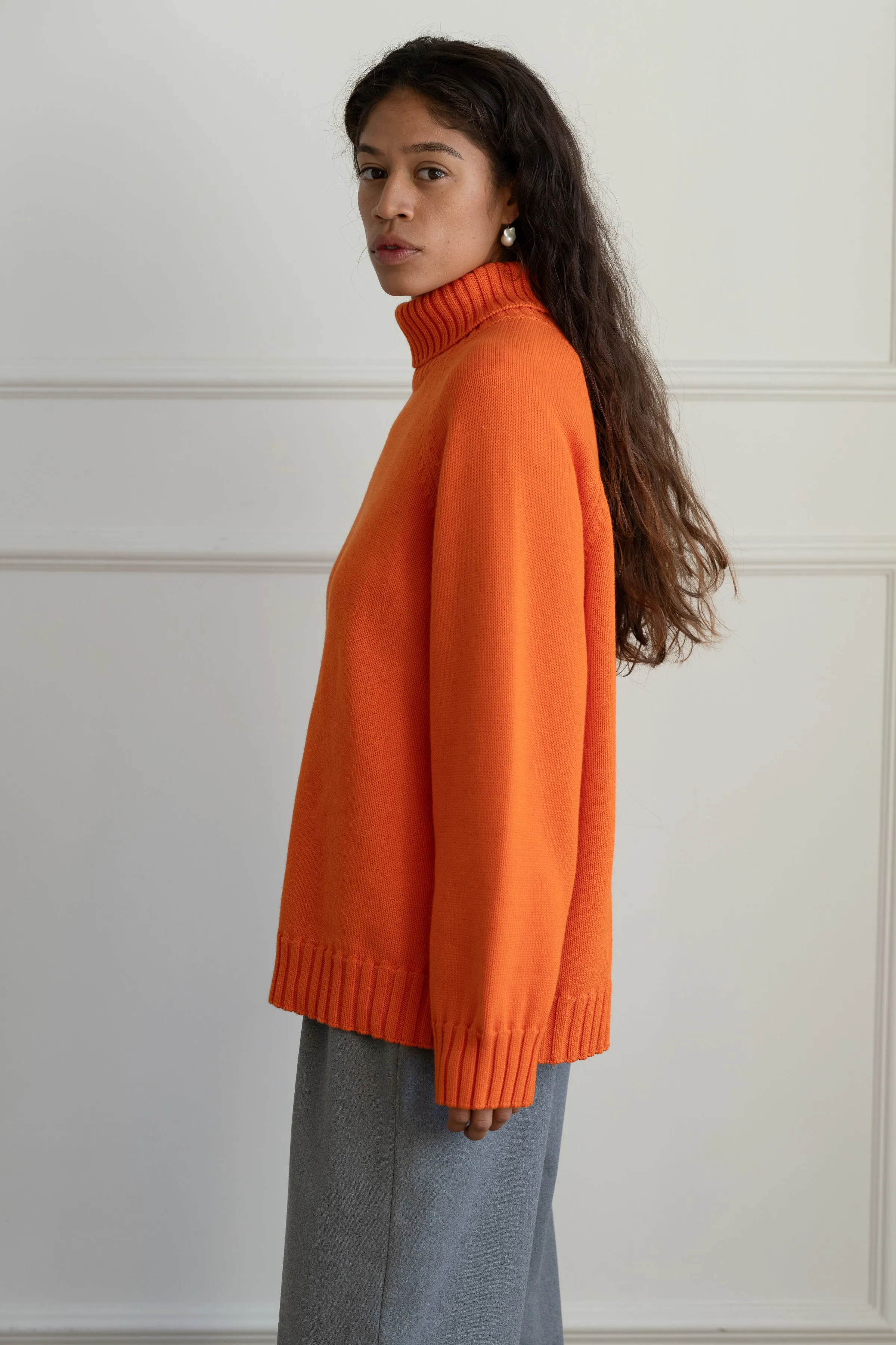The Cotton Cashmere Turtleneck Sweater