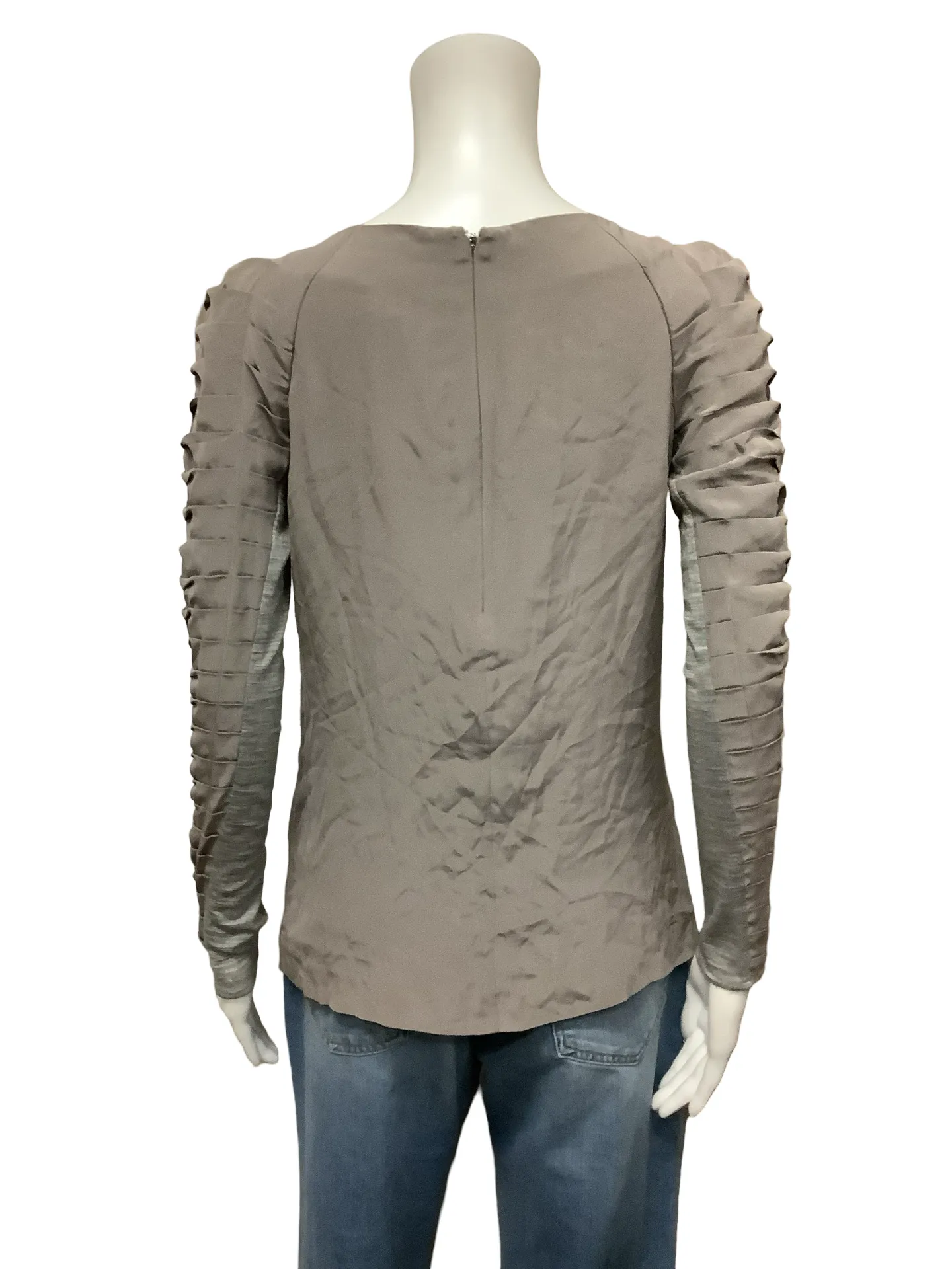 Tory Burch Pleated Silk Blouse Size: XS, 0