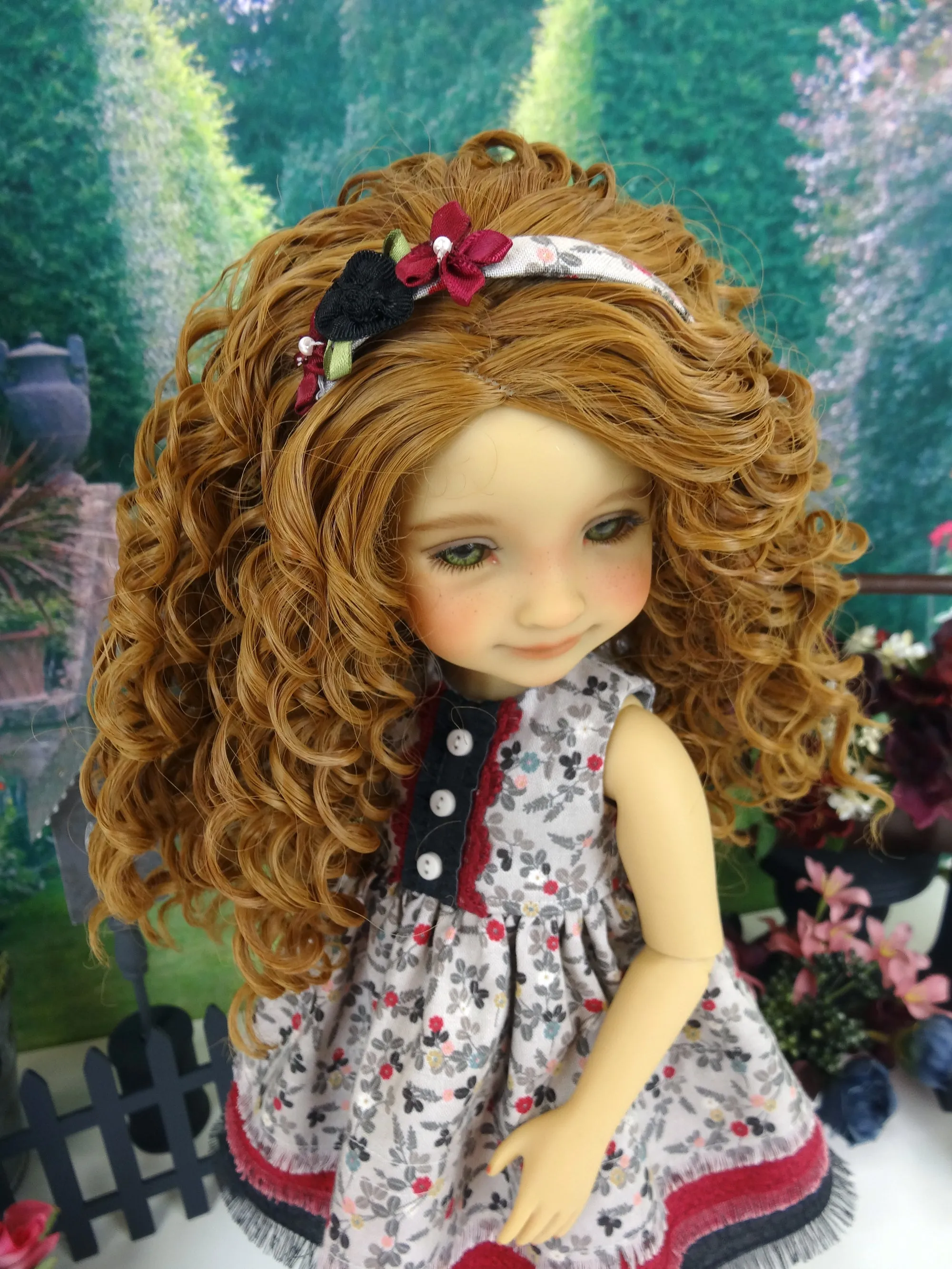 Twilight Floral - dress with boots for Ruby Red Fashion Friends doll