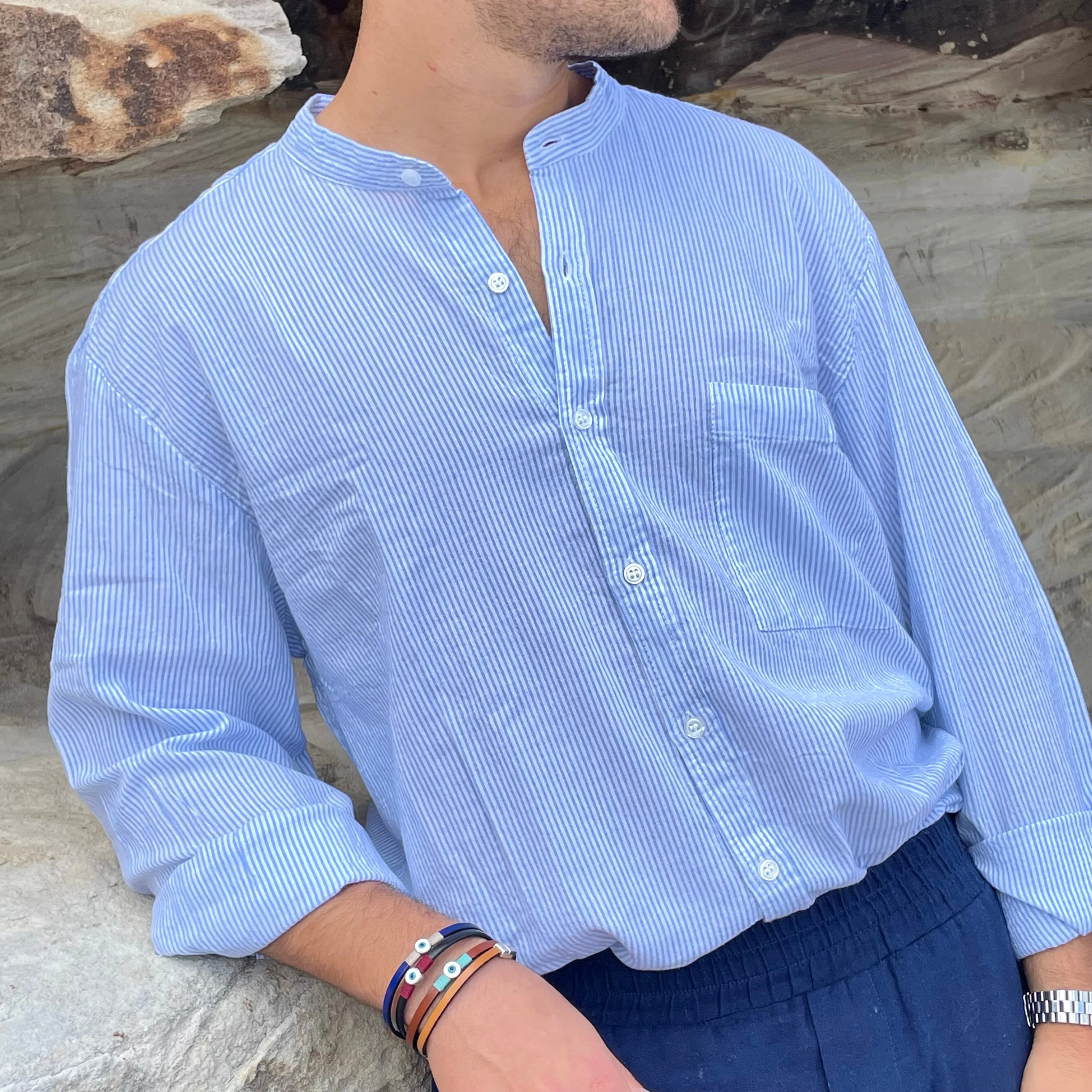 Unisex Greek Cotton Shirt
