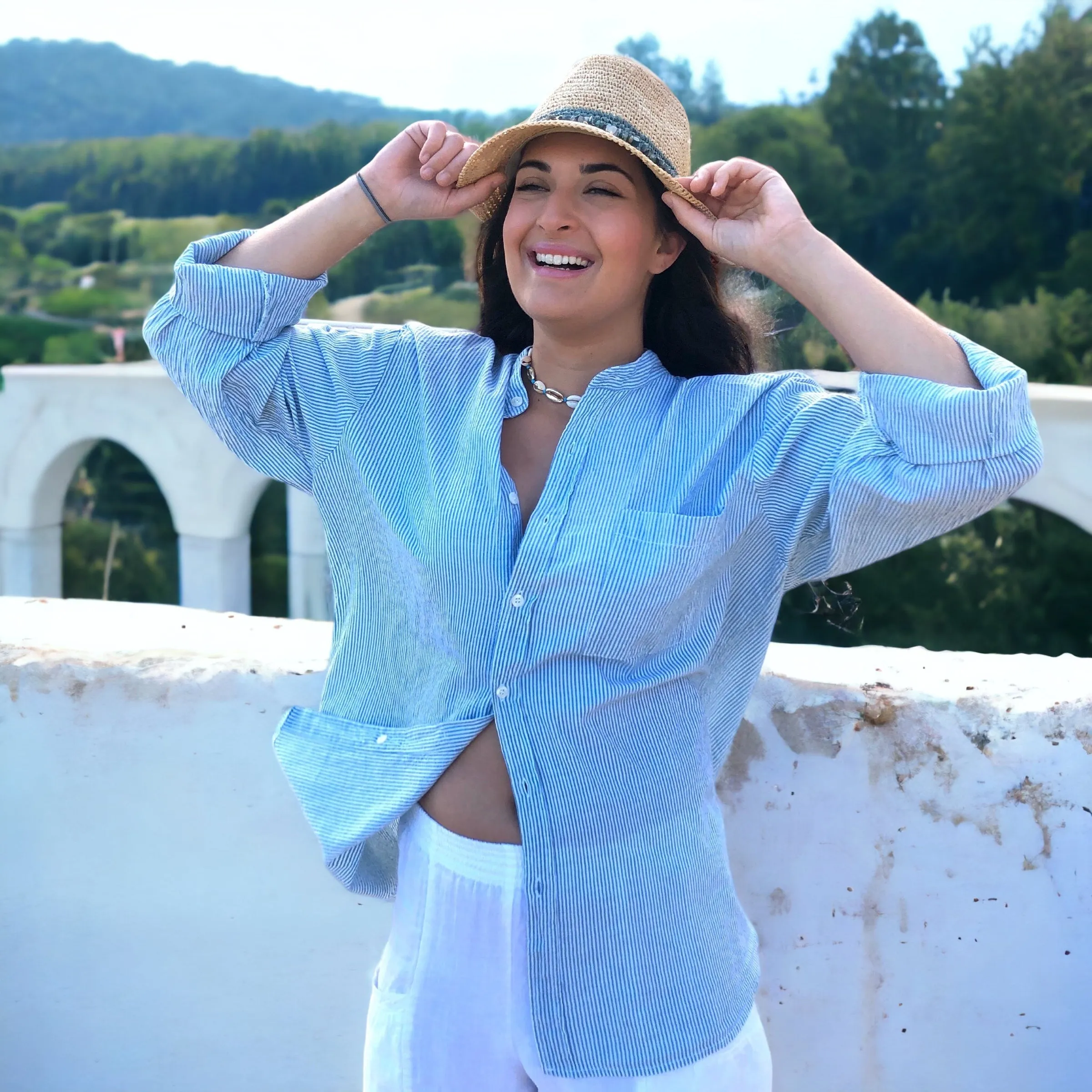 Unisex Greek Cotton Shirt