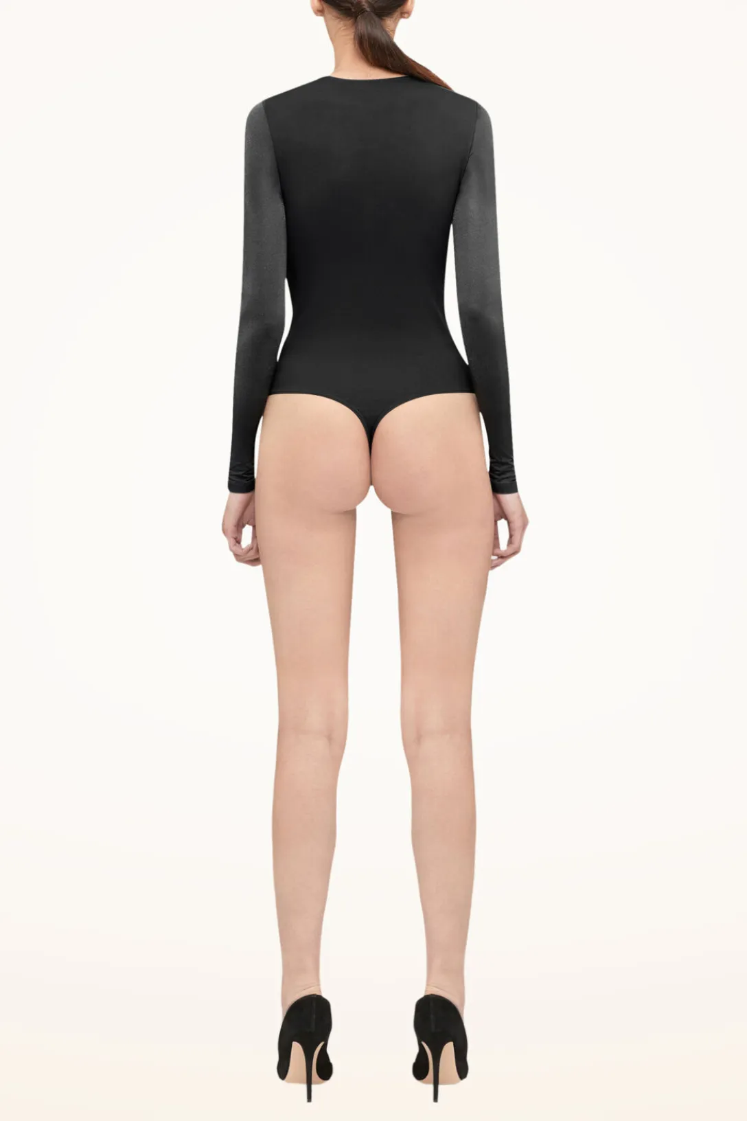 Venus String Bodysuit | Black