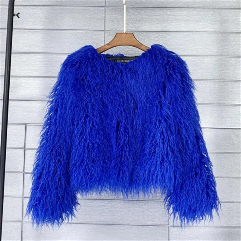 Warm Women's Faux Fur Coat Short Loose Fur Jacket Available in Many Colors
