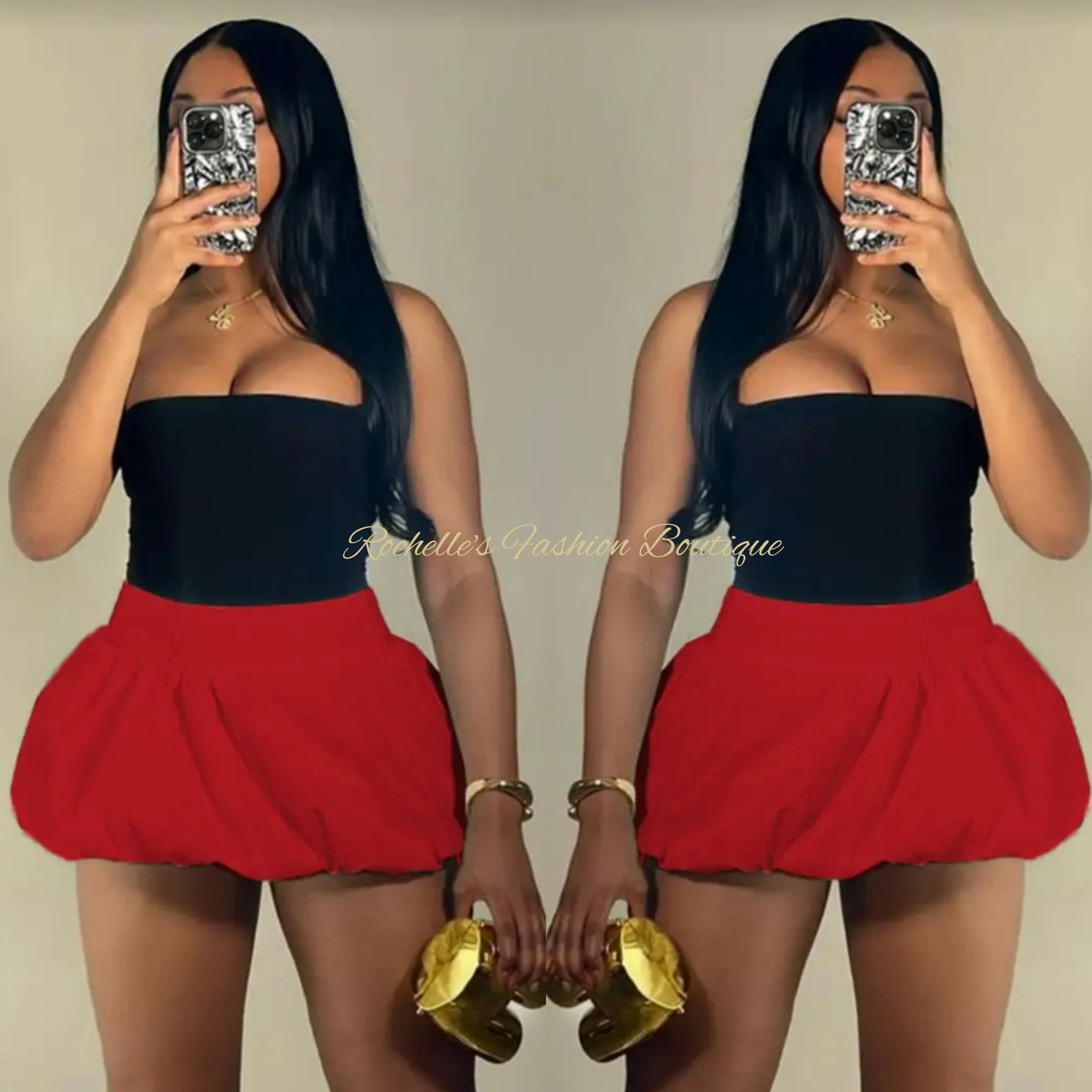 White Bubble Skirt