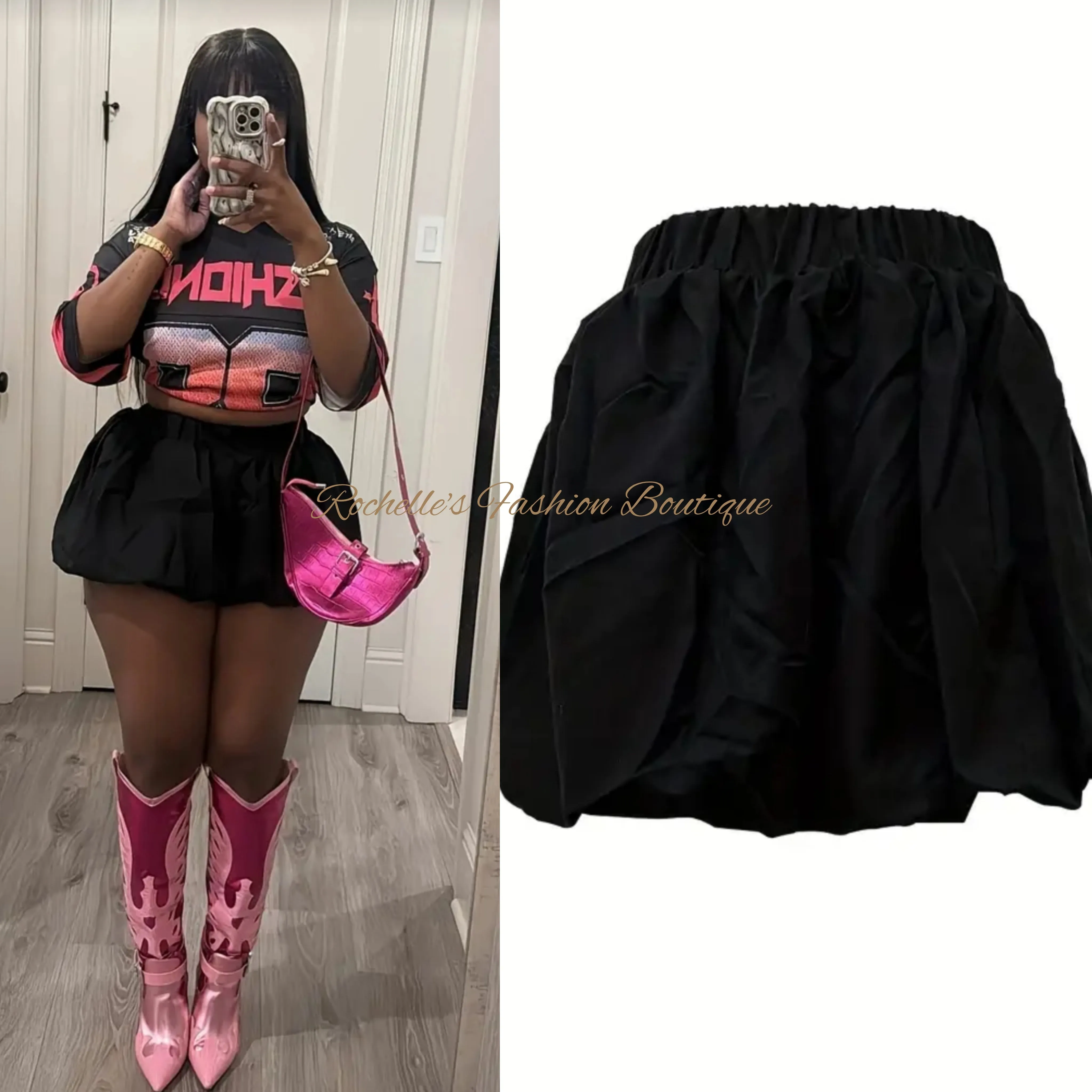 White Bubble Skirt