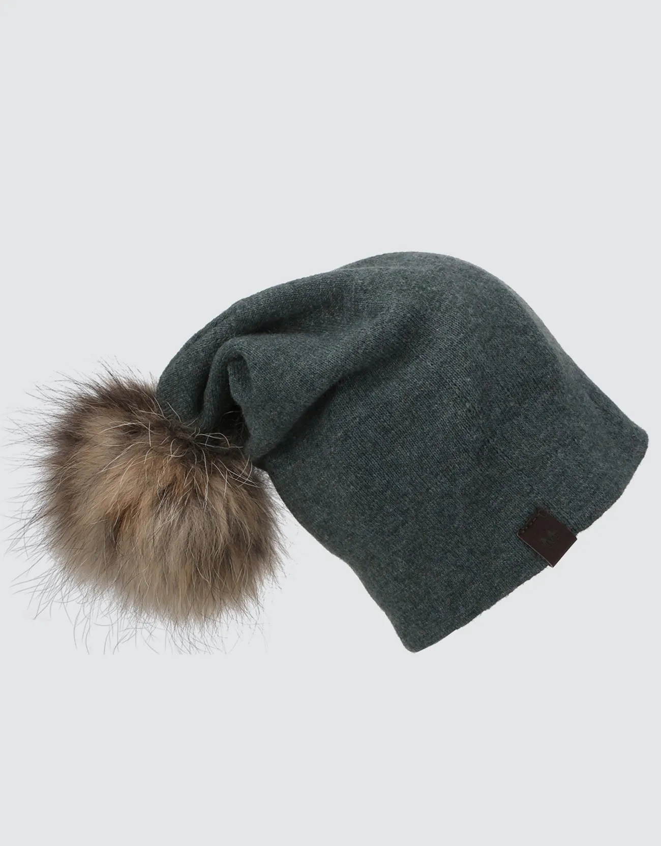 Women's  Beanie Hat with  Pompom