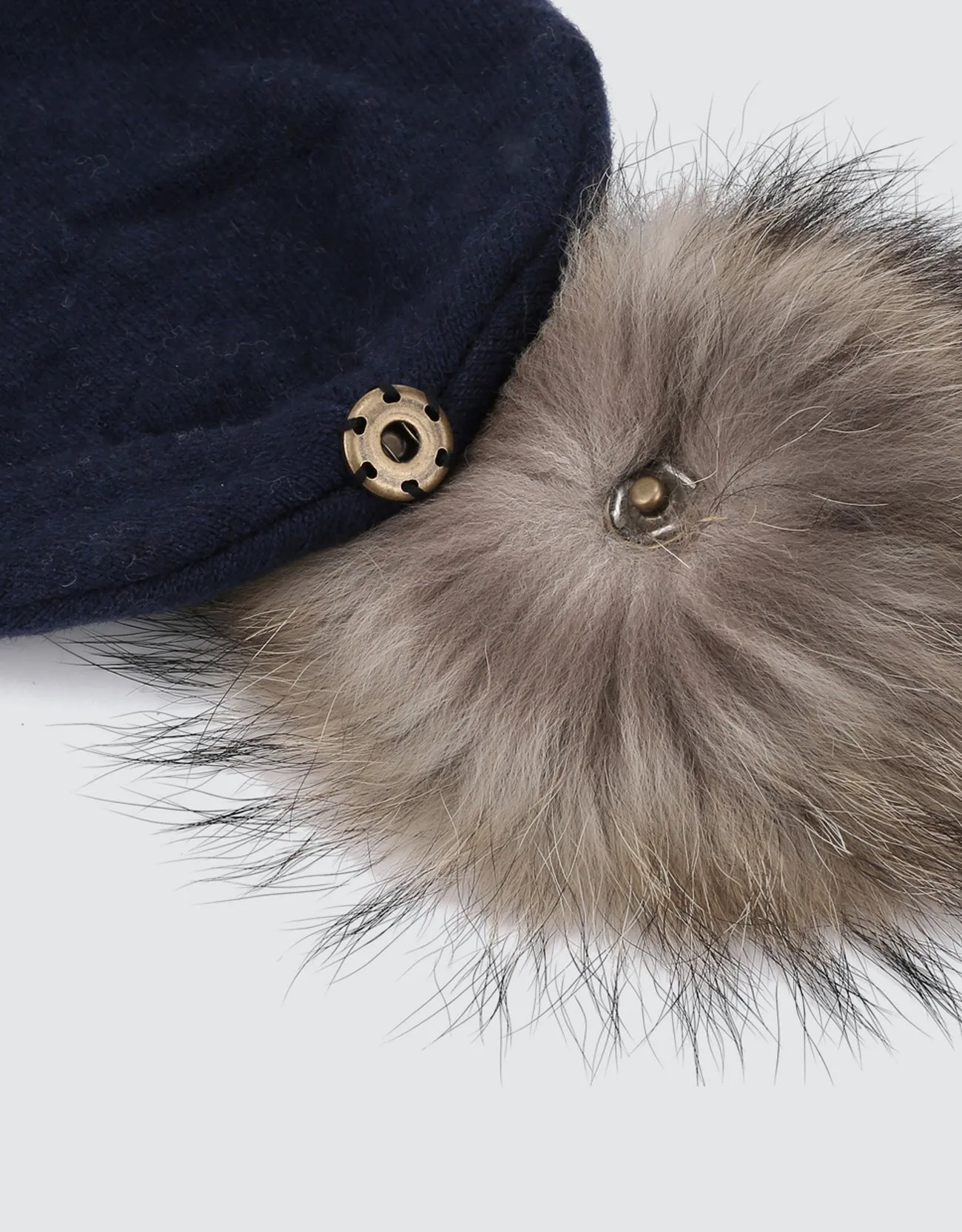 Women's  Beanie Hat with  Pompom