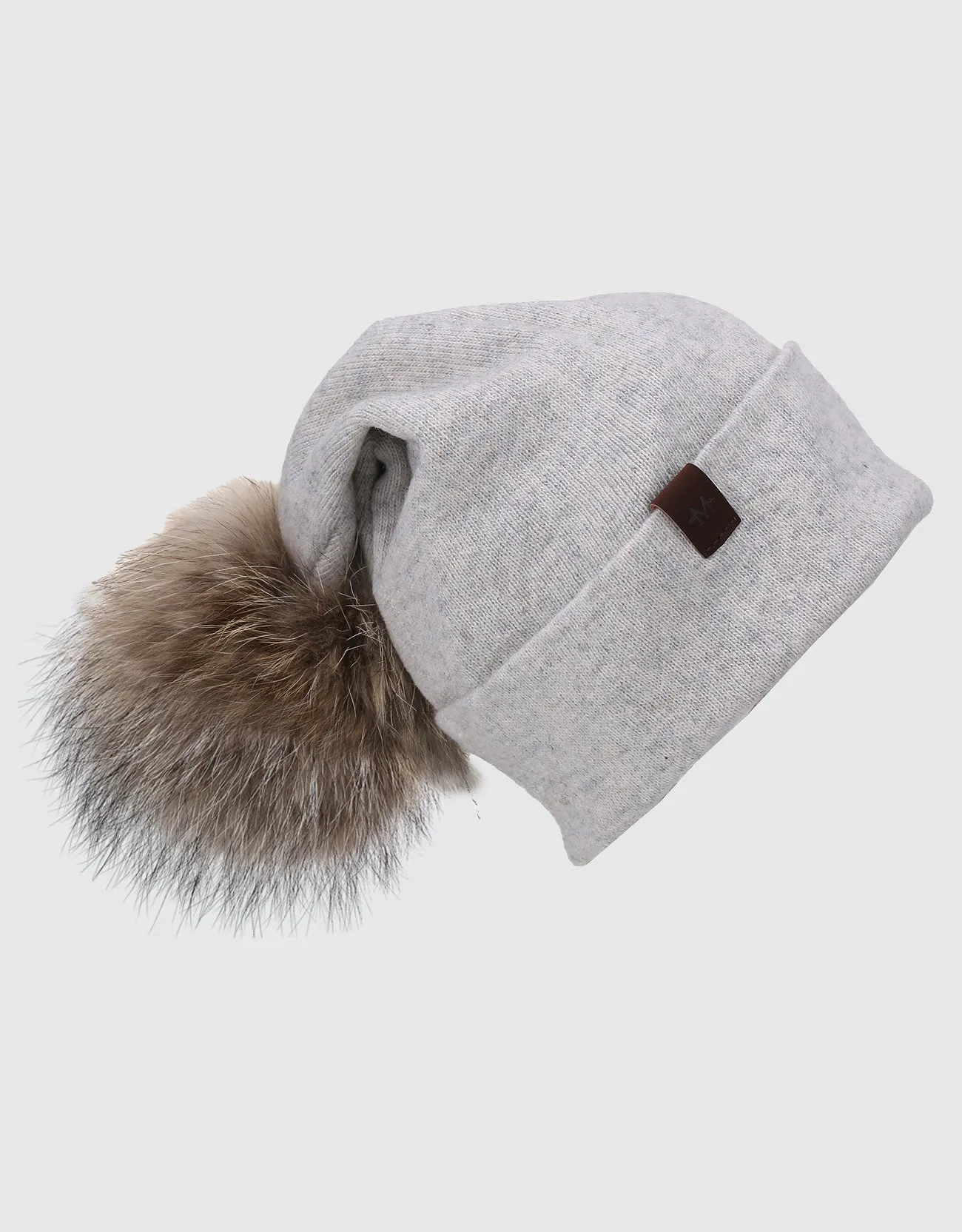 Women's  Beanie Hat with  Pompom