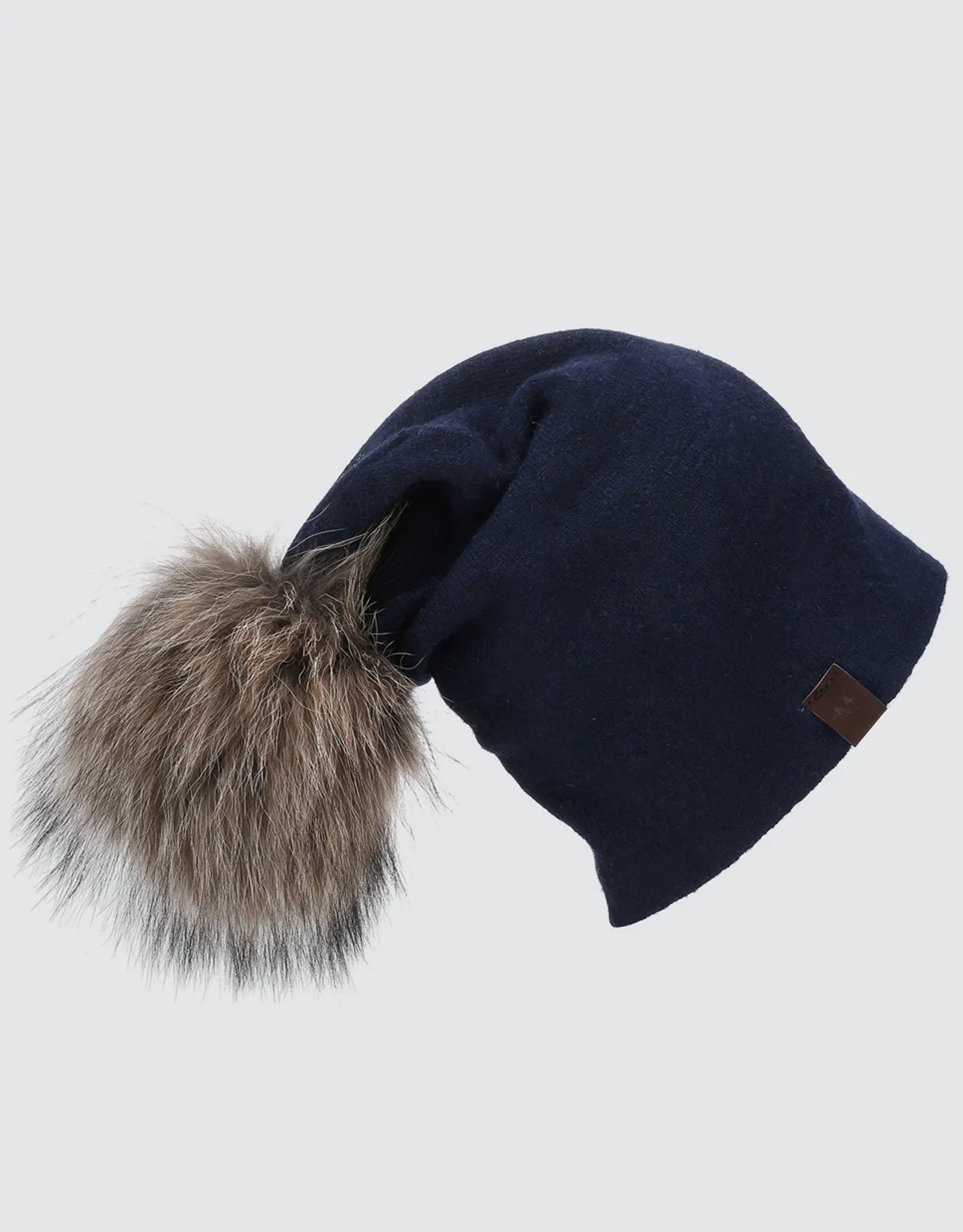 Women's  Beanie Hat with  Pompom