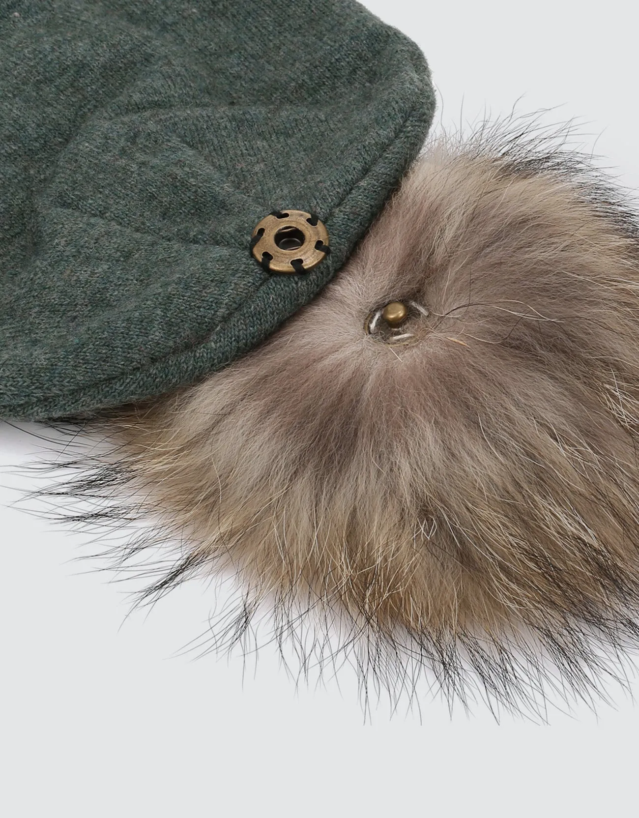 Women's  Beanie Hat with  Pompom