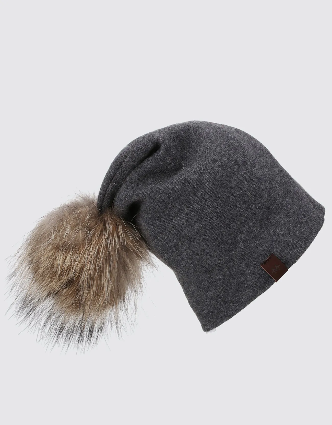 Women's  Beanie Hat with  Pompom