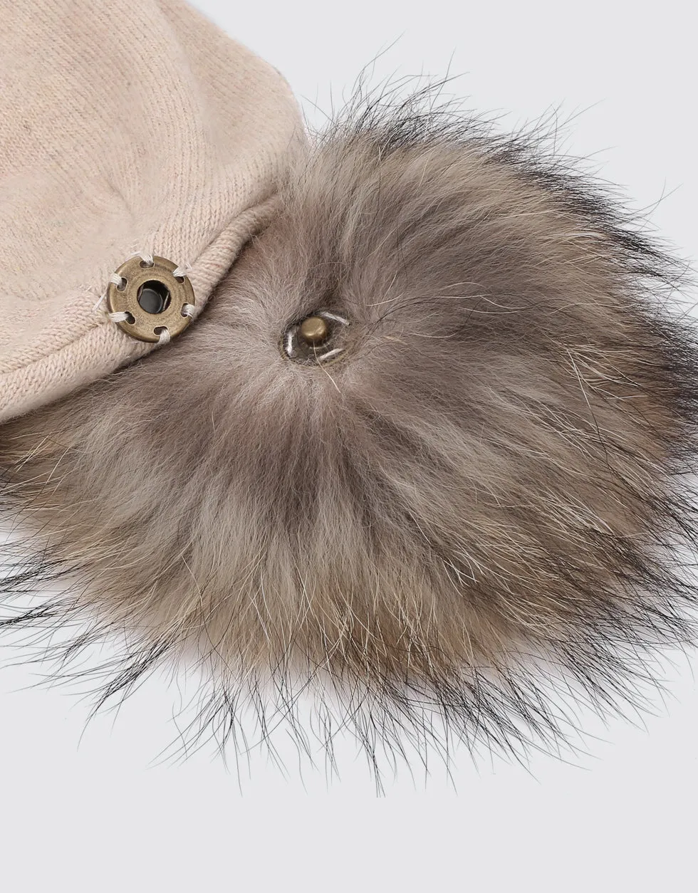 Women's  Beanie Hat with  Pompom