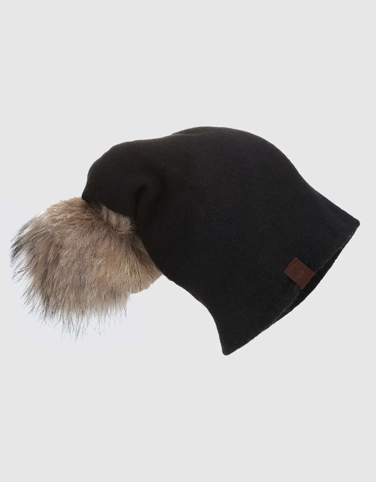 Women's  Beanie Hat with  Pompom