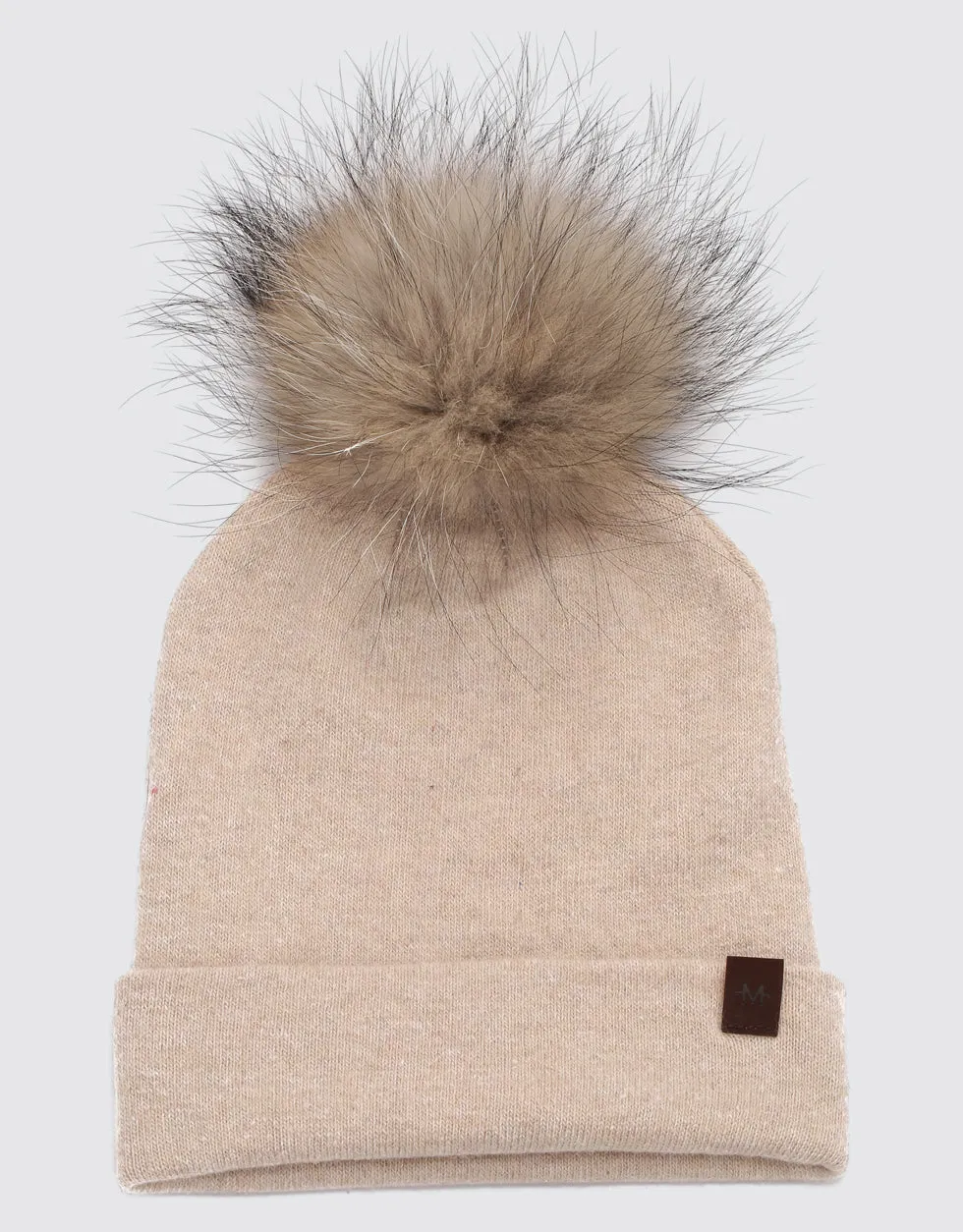 Women's  Beanie Hat with  Pompom