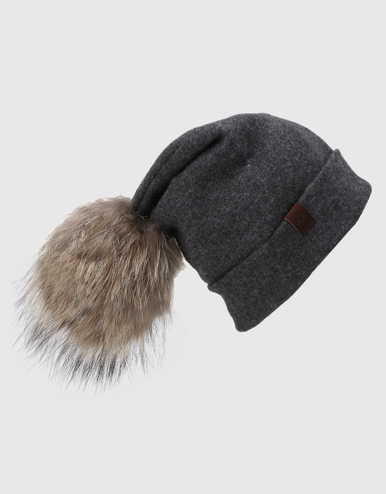 Women's  Beanie Hat with  Pompom