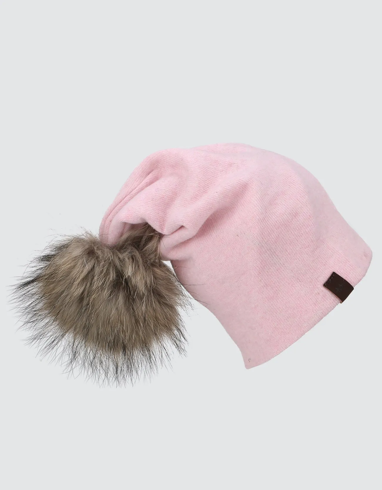 Women's  Beanie Hat with  Pompom