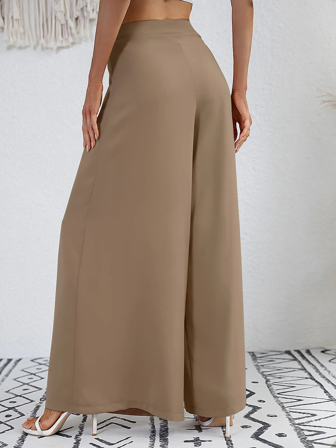 Women's High Waist Wide Leg Pants